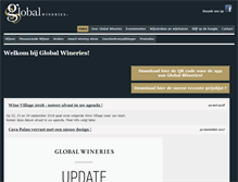 Tablet Screenshot of globalwineries.com