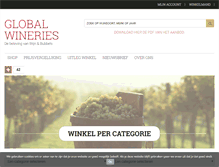 Tablet Screenshot of globalwineries.nl